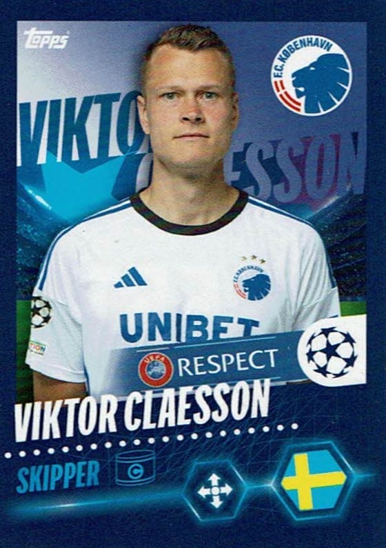 Viktor Claesson
sticker no. 551