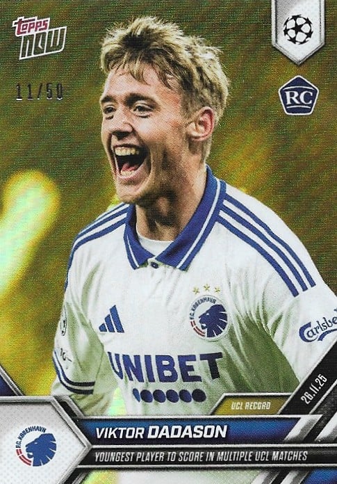 Viktor Dadason
Gold /50
card no. 062