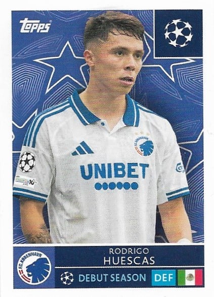 Rodrigo Huescas
Regular variant
sticker no. 495