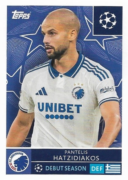 Pantelis Hatzidiakos
Regular variant
sticker no. 497