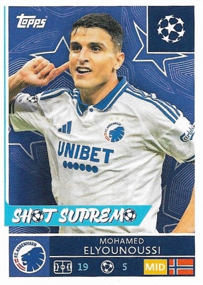 Mohamed Elyounoussi
Regular variant
sticker no. 500