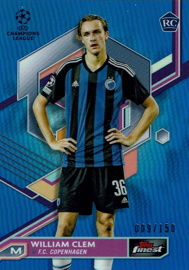 William Clem
Blue Refractor /150
card. no. 111
