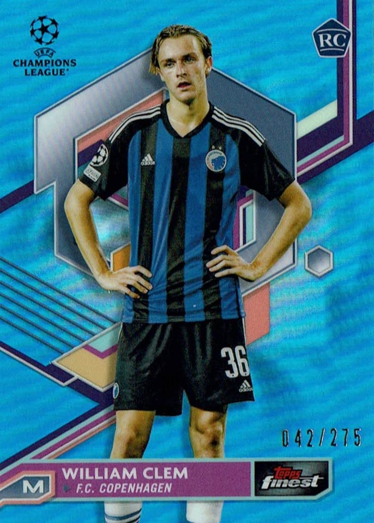 William Clem
Sky Blue Refractor /275
card. no. 111