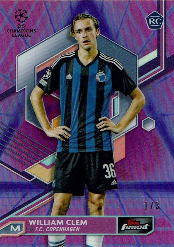 William Clem
Purple Pink Vaporwave Refractor /3
card. no. 111