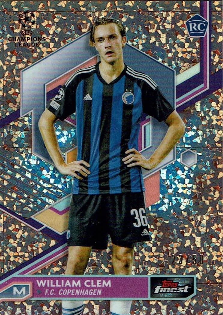 William Clem
Rose Gold Mini Diamond Refractor /50
card. no. 111