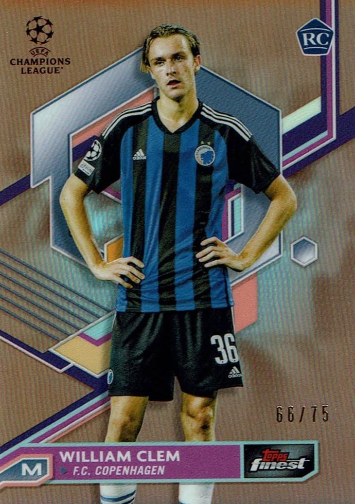 William Clem
Rose Gold Refractor /75
card. no. 111