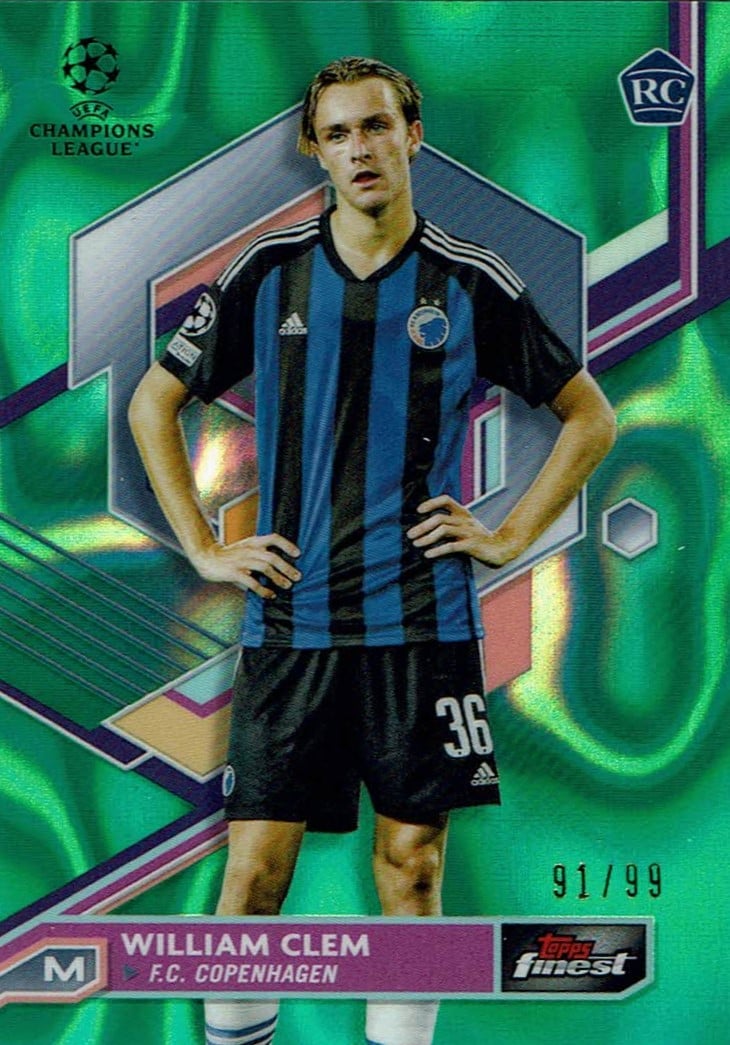 William Clem
Green Lava Refractor /99
card. no. 111