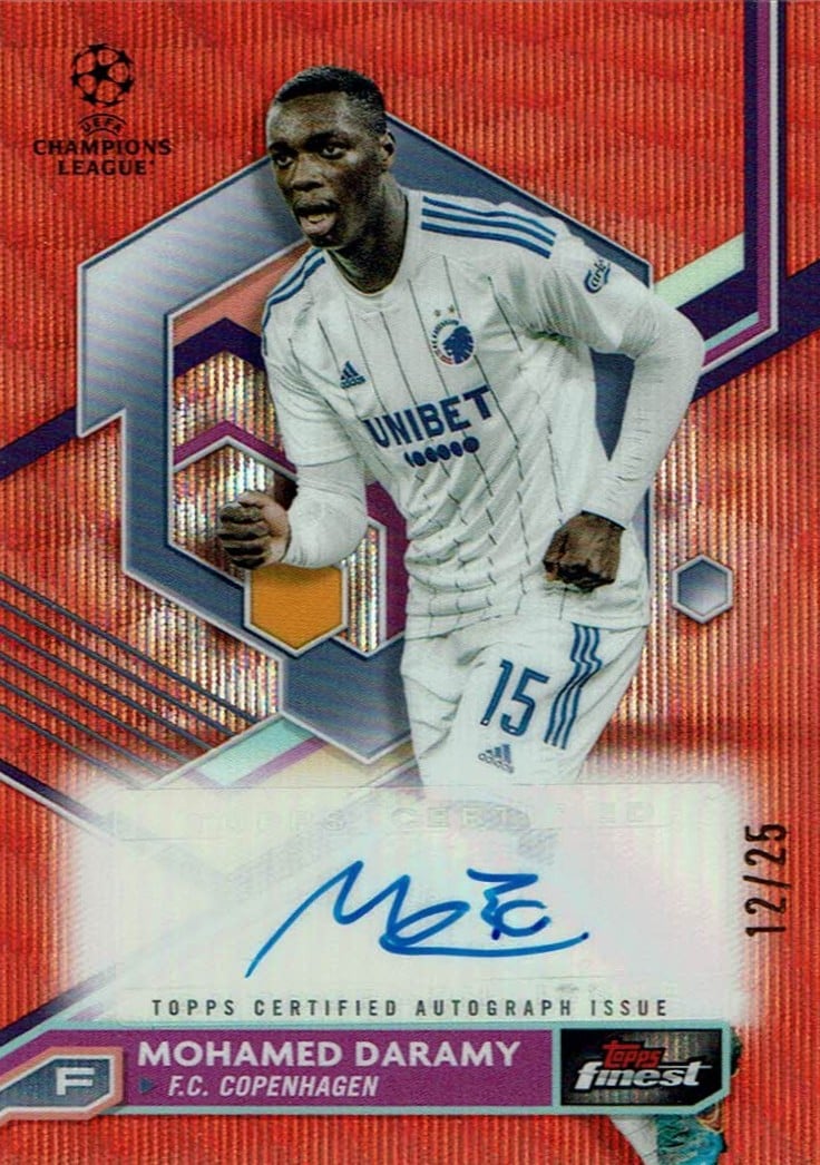 Mohamed Daramy
Auto Orange Wave Refractor /25
card. no. A-MD