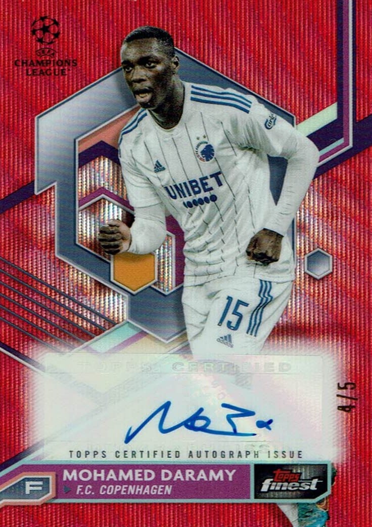 Mohamed Daramy
Auto Red Wave Refractor /5
card. no. A-MD
