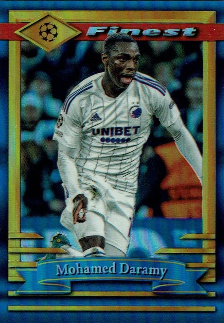 Mohamed Daramy
Blue Refractor /99
card. no. 92