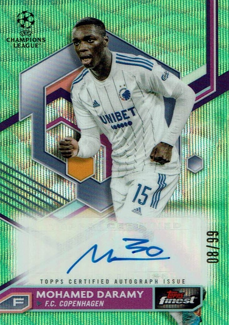 Mohamed Daramy
Auto Neon Green Wave Refractor /99
card. no. A-MD