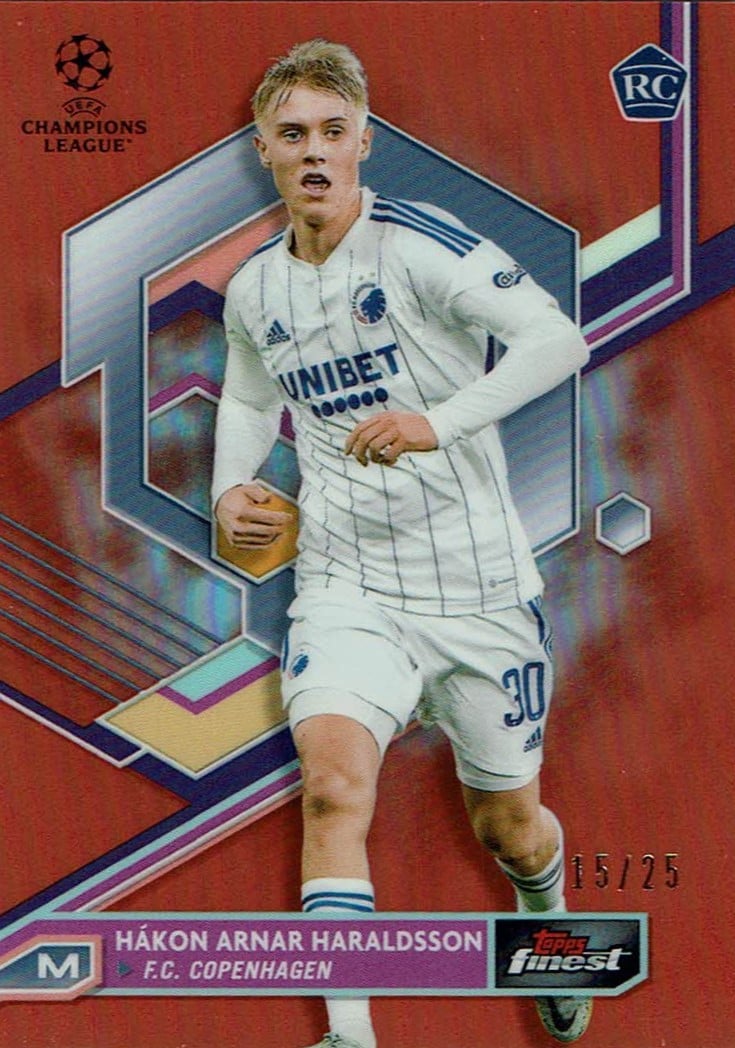 Hakon Haraldsson
Orange Refractor /25
card. no. 80