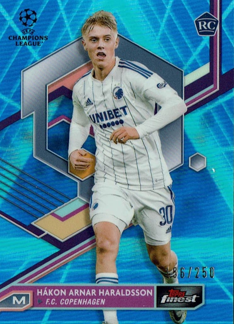 Hakon Haraldsson
Blue Aqua Refractor /250
card. no. 80