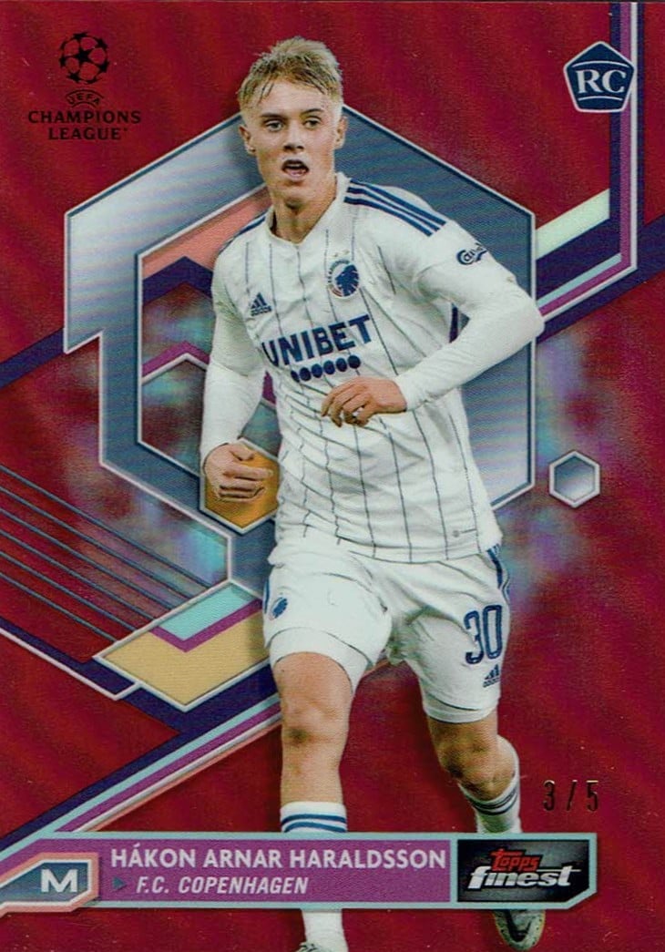 Hakon Haraldsson
Red Refractor /5
card. no. 80