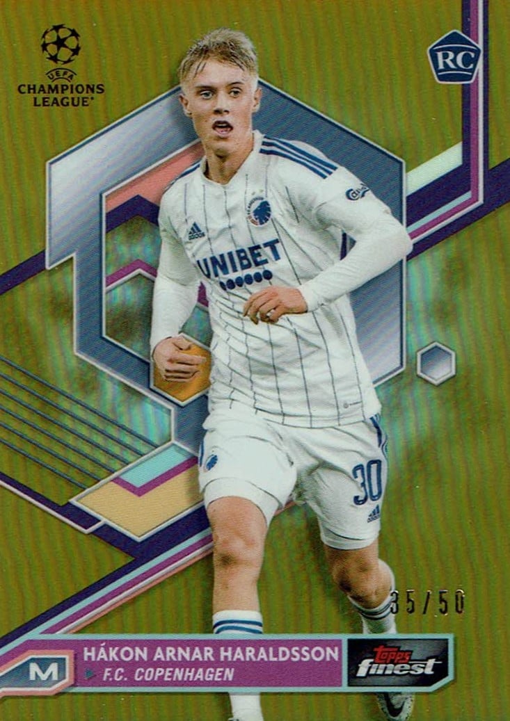 Hakon Haraldsson
Gold Refractor /50
card. no. 80
