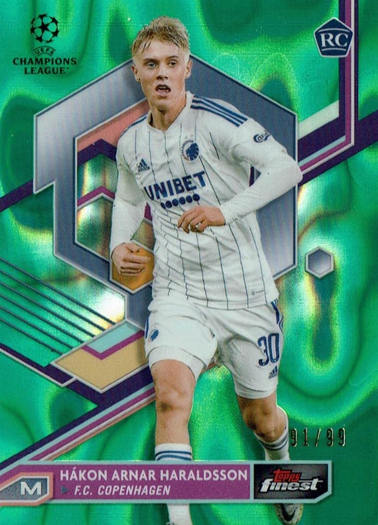 Hakon Haraldsson
Green Lava Refractor /99
card. no. 80