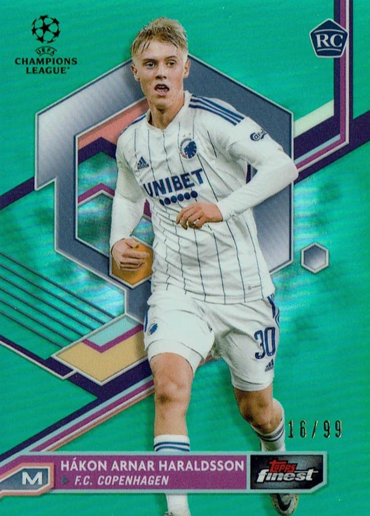 Hakon Haraldsson
Green Refractor /99
card. no. 80
