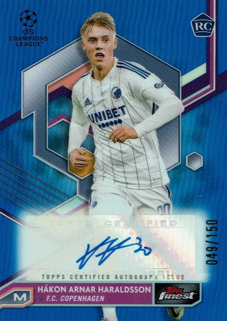 Hakon Haraldsson
Auto Blue Refractor /150
card. no. A-HH