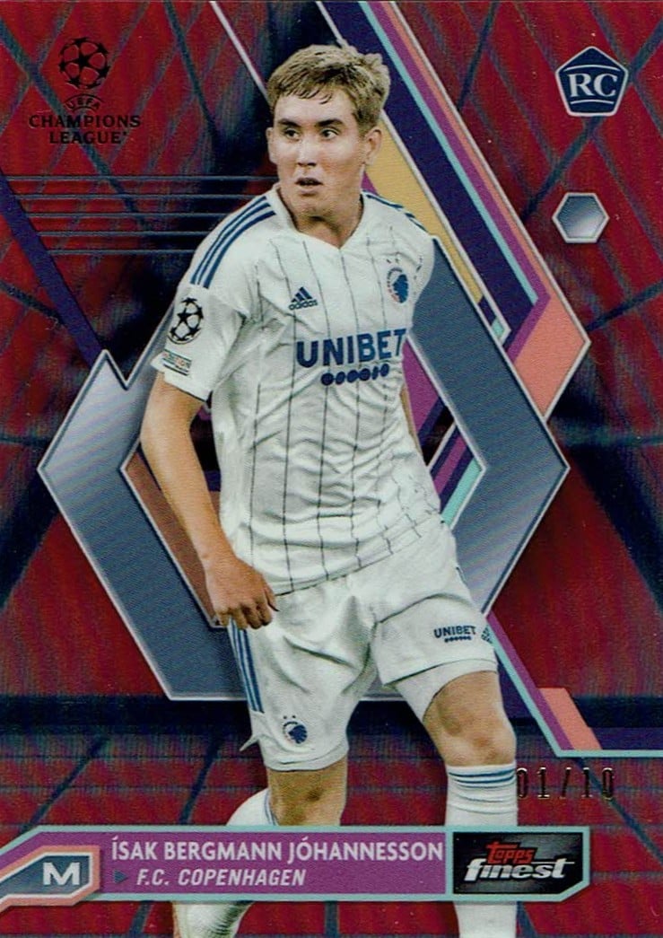 Isak Johannesson
Red Black Vaporwave Refractor /10
card. no. 37