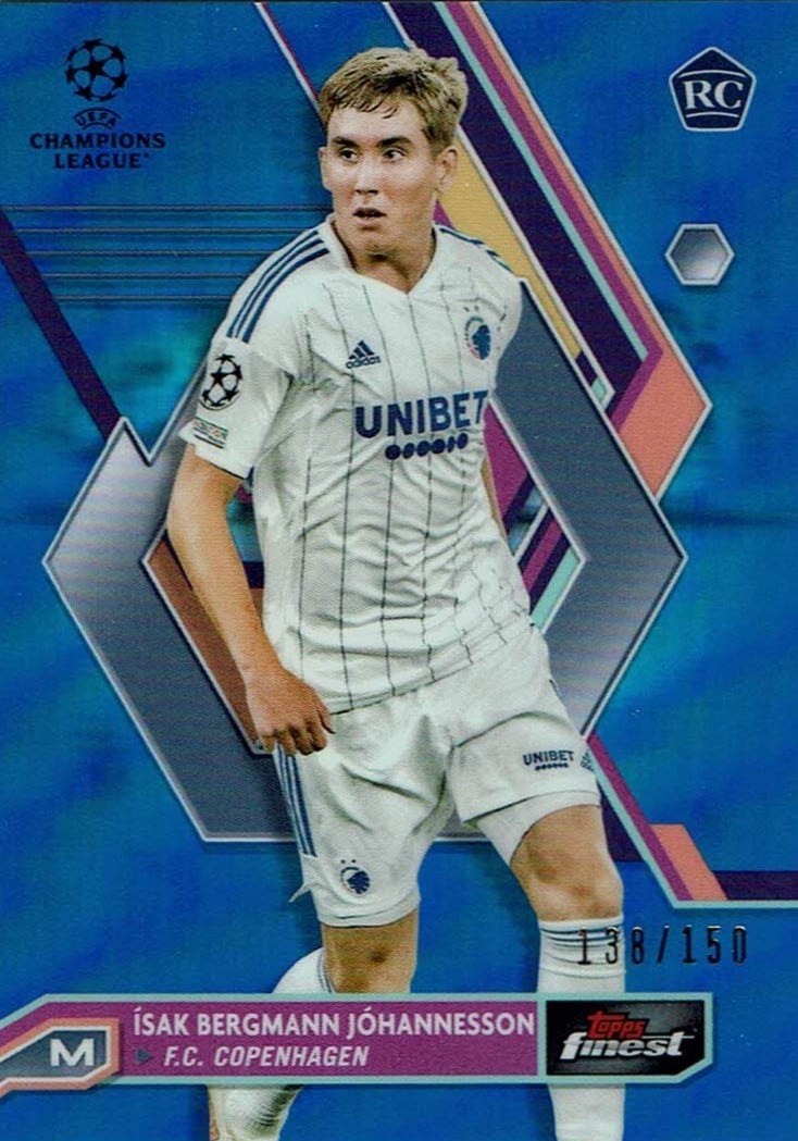 Isak Johannesson
Blue Refractor /150
card. no. 37