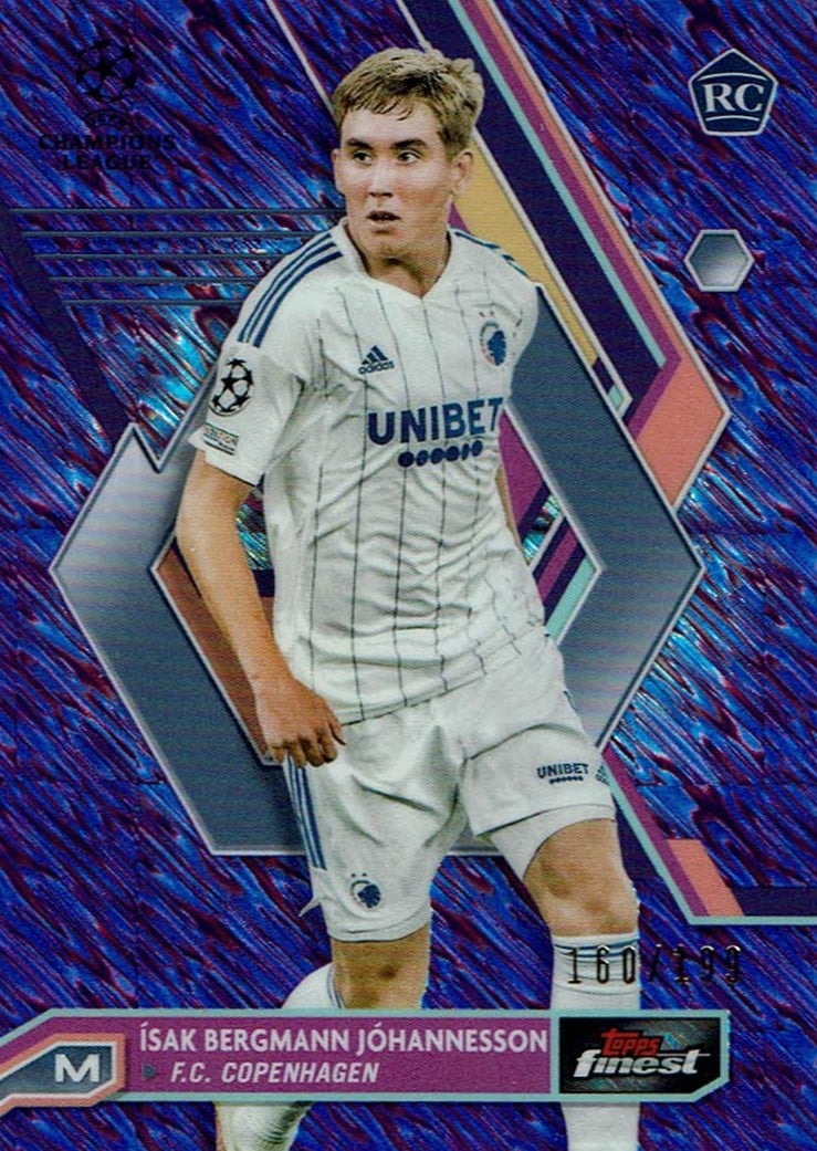 Isak Johannesson
Purple Shimmer Refractor /199
card. no. 37