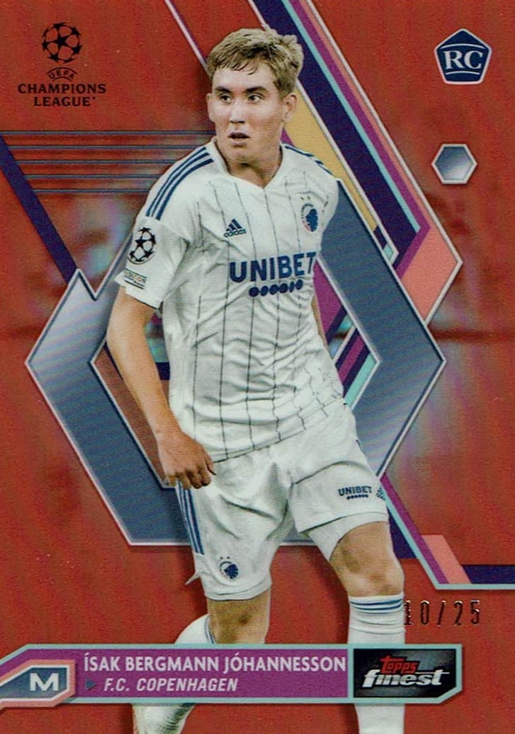 Isak Johannesson
Orange Refractor /25
card. no. 37