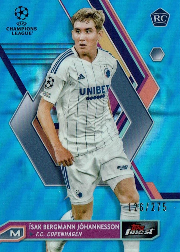 Isak Johannesson
Sky Blue Refractor /275
card. no. 37