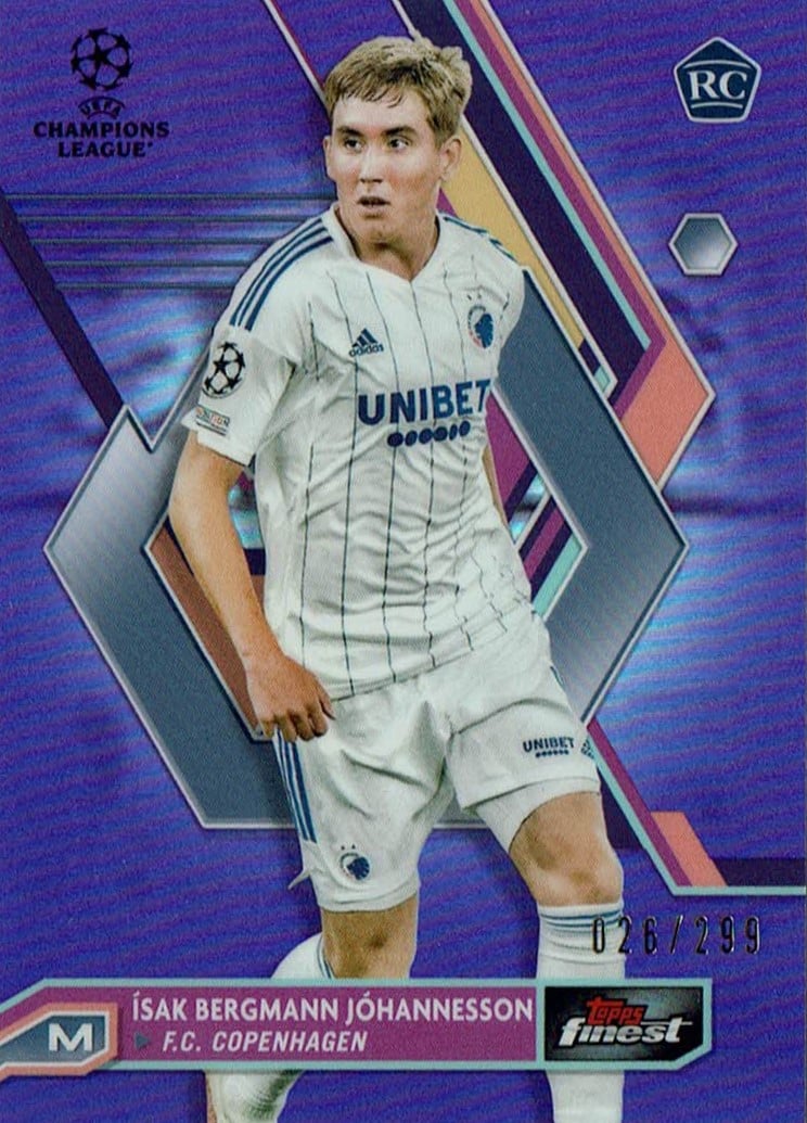 Isak Johannesson
Purple Refractor /299
card. no. 37