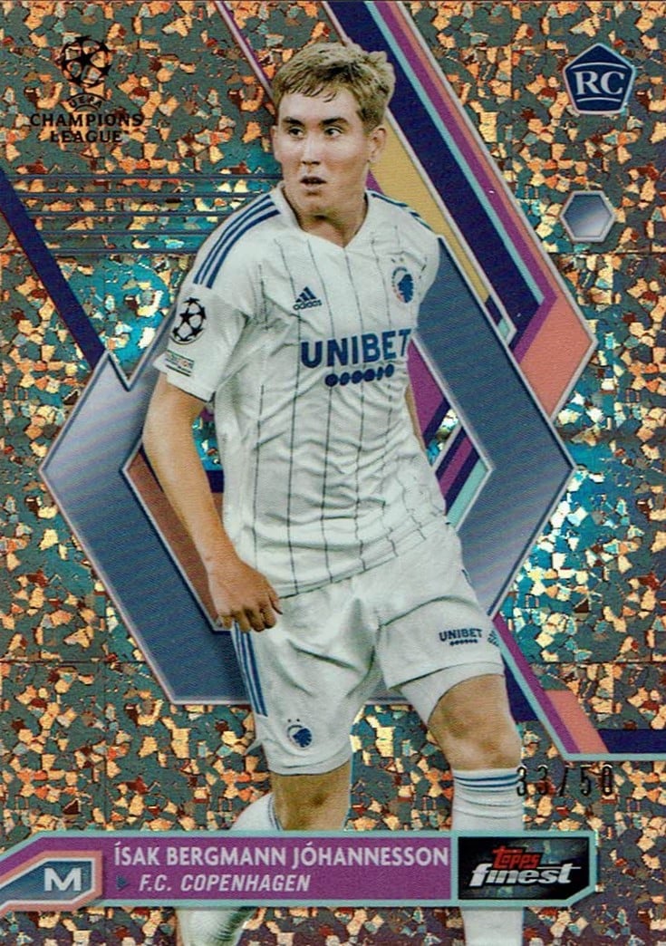 Isak Johannesson
Rose Gold Mini Diamond Refractor /50
card. no. 37