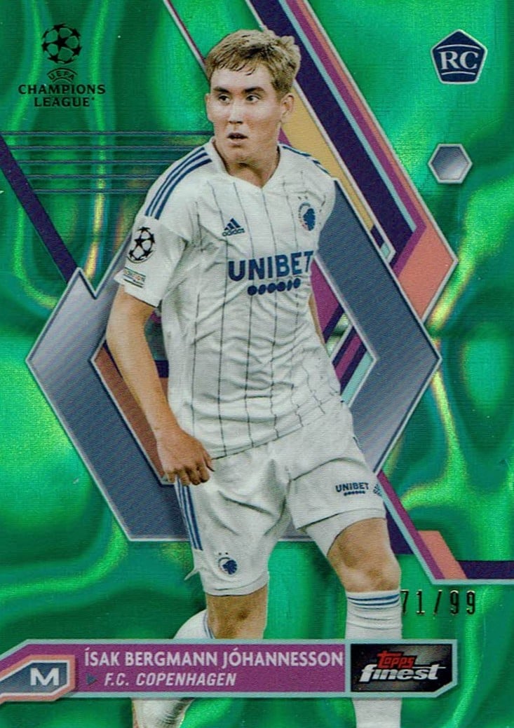 Isak Johannesson
Green Lava Refractor /99
card. no. 37