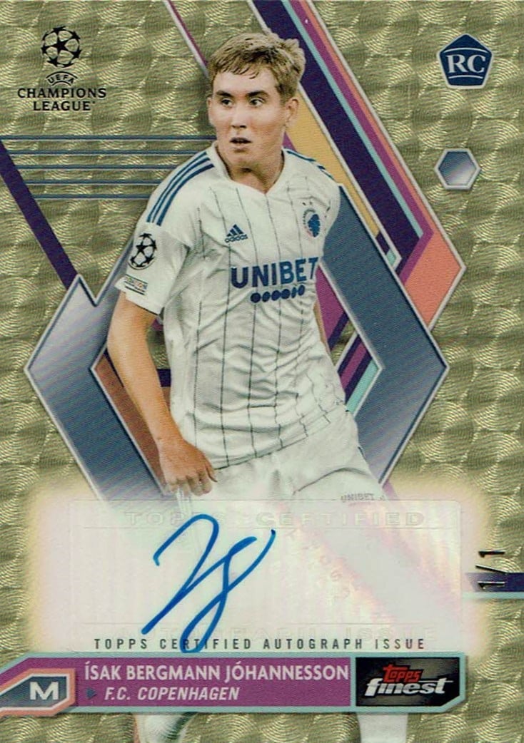 Isak Johannesson
Auto Superfractor 1/1
card. no. A-IB