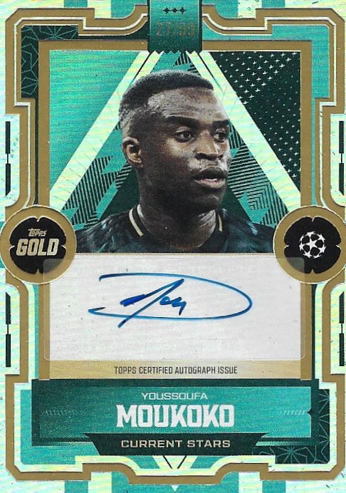 Topps Gold Uefa Club Competitions 2025/26