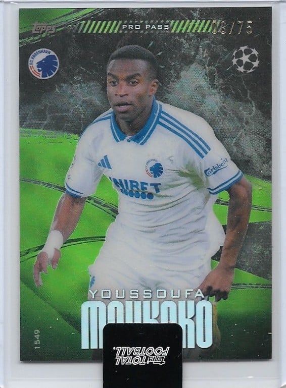 Youssoufa Moukoko
Green /75
card no. 1549
(Pro Pass)