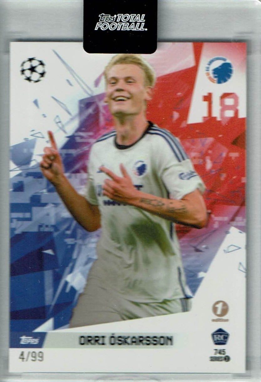Orri Oskarsson
Base /99
card no. 745
printrun = 99