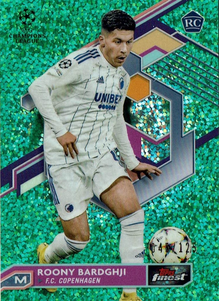 Roony Bardghji
Green Speckle Refractor /125
card. no. 92
