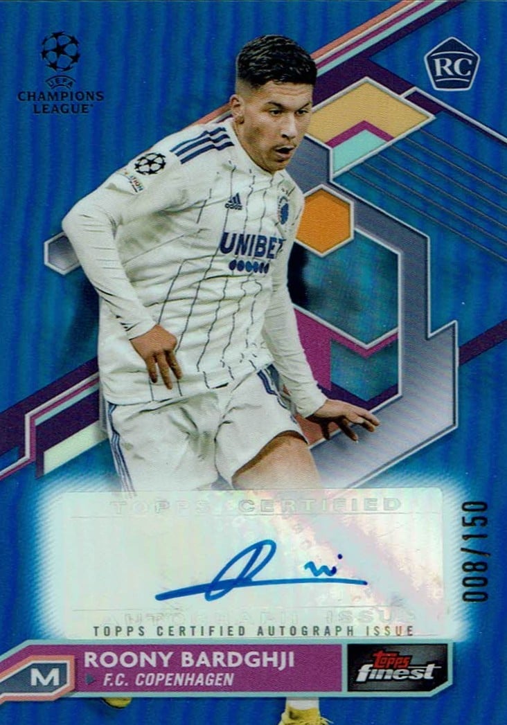Roony Bardghji
Auto Blue Refractor /150
card. no. A-RB