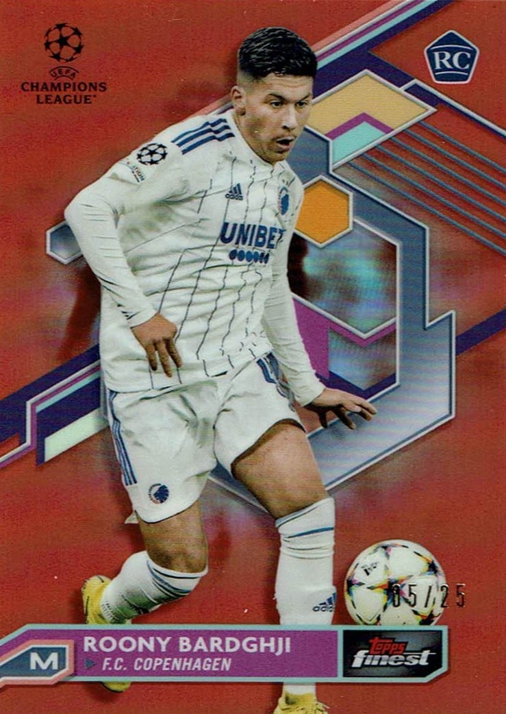Roony Bardghji
Orange Refractor /25
card. no. 92