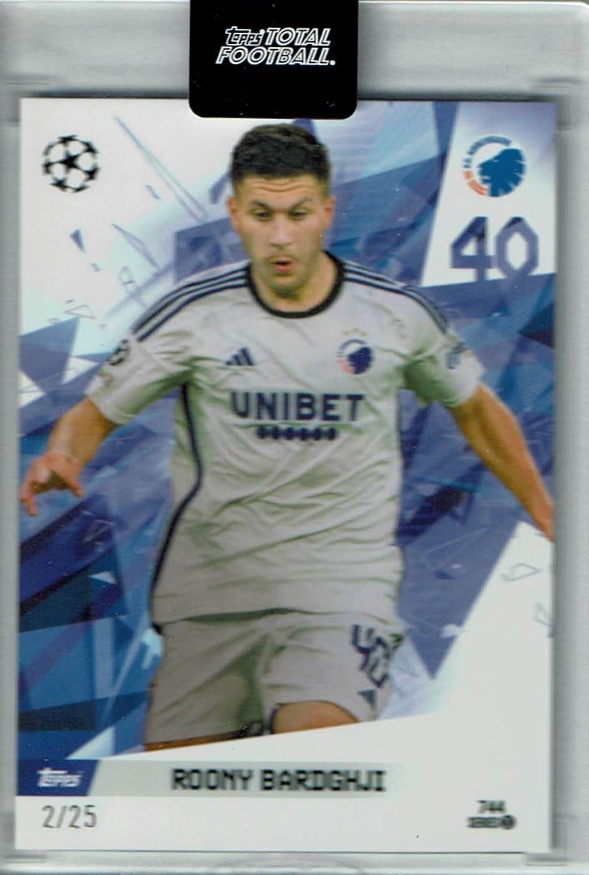 Roony Bardghji
Purple /25
card no. 744
printrun = 25