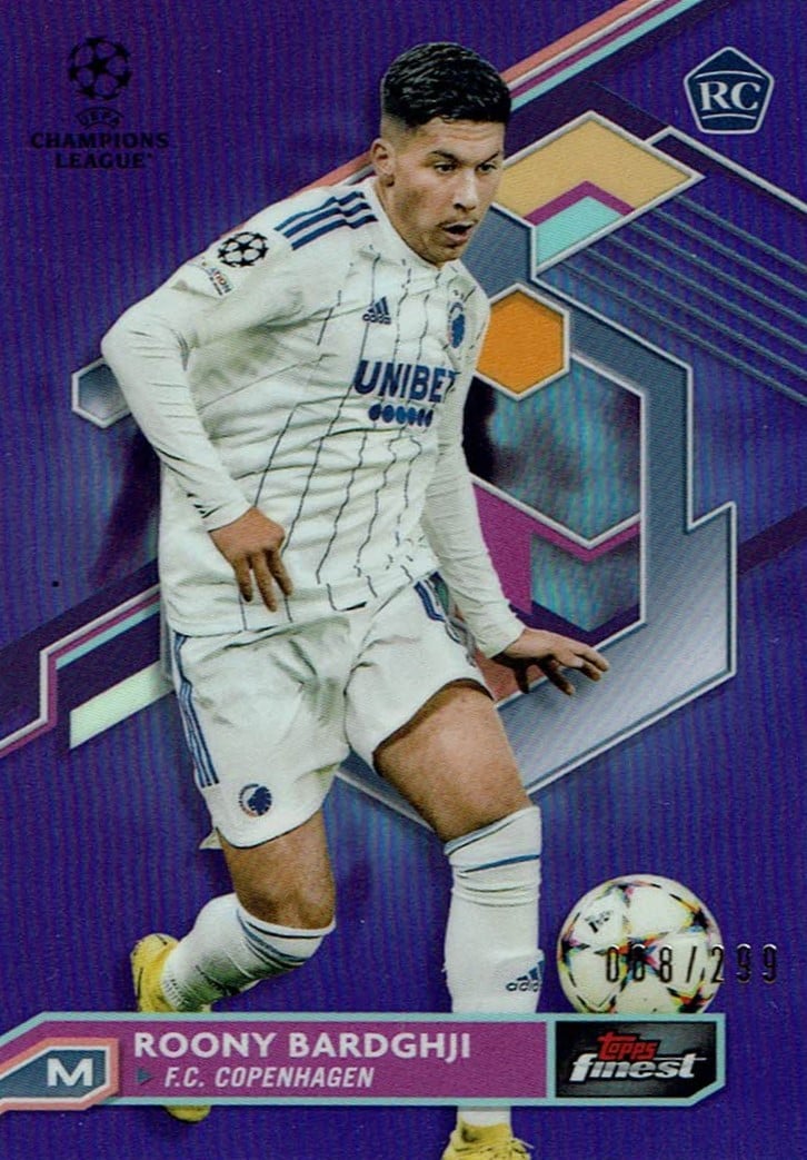 Roony Bardghji
Purple Refractor /299
card. no. 92