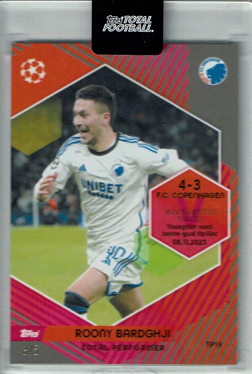 Roony Bardghji 
Total Performer
Red /5
card no. TP19
printrun = 5