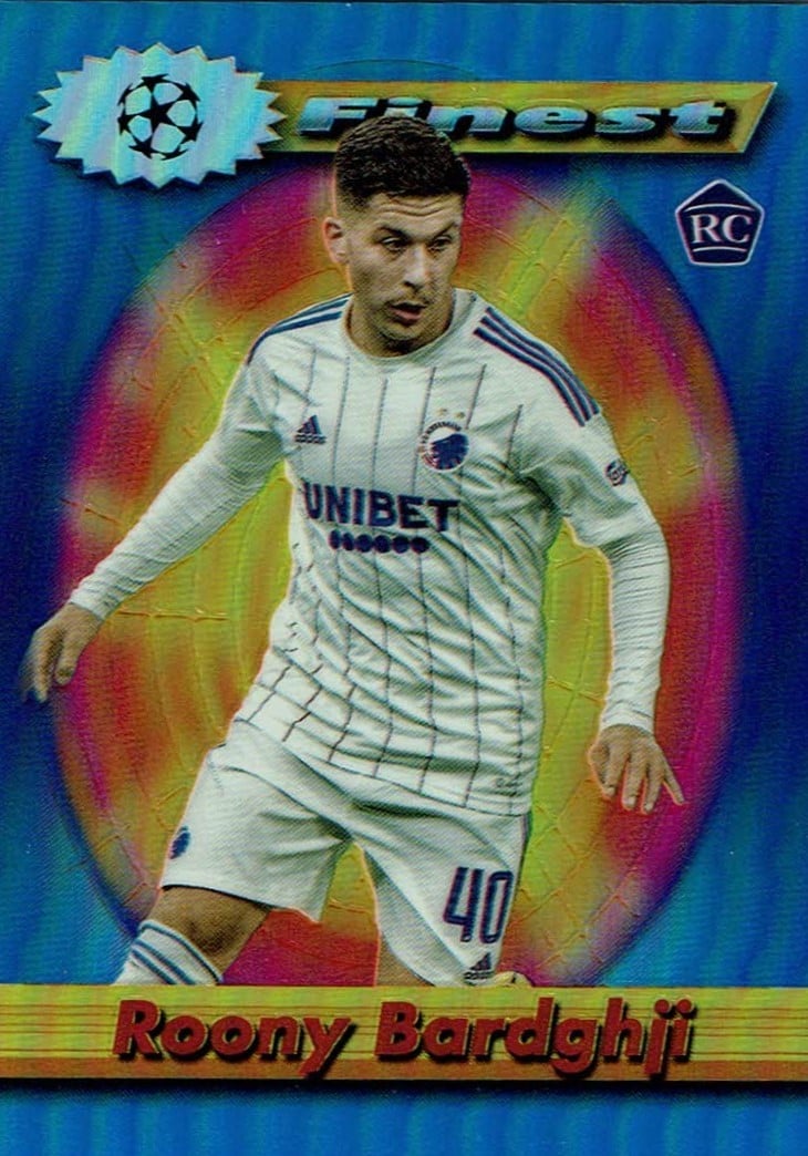 Roony Bardghji
Blue Refractor /99
card. no. 2