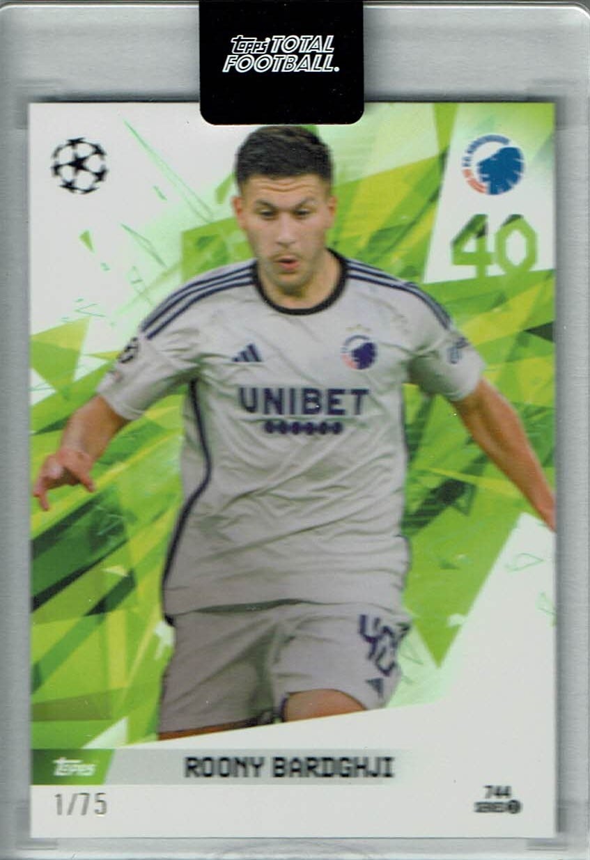 Roony Bardghji
Green /75
card no. 744
printrun = 75