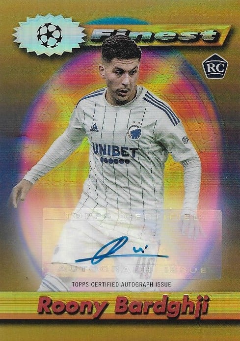 Roony Bardghji
Auto Gold Refractor /15
card. no. A-RB