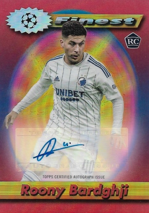 Roony Bardghji
Auto Red Refractor /5
card no. A-RB