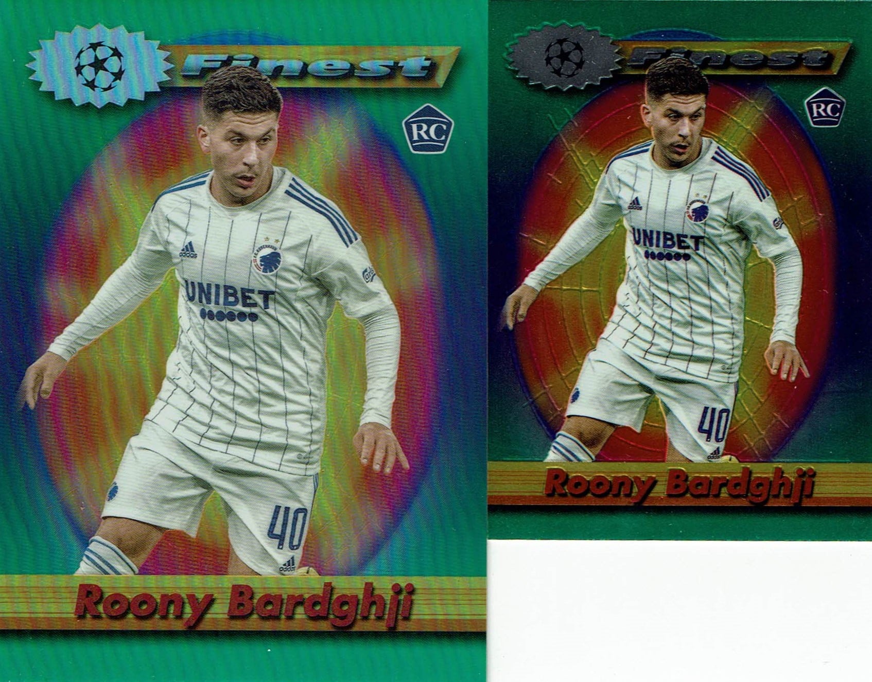 Roony Bardghji
Boxtopper 
card no. 2
(Boxtopperen er det store af de to kort - det andet er hans base kort)