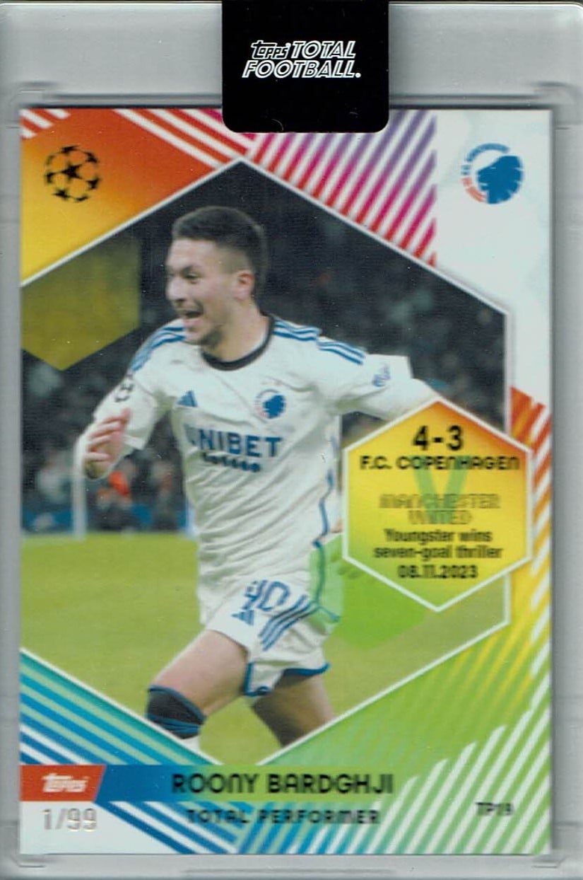 Roony Bardghji 
Total Performer
Base /99
card no. TP19
printrun = 28