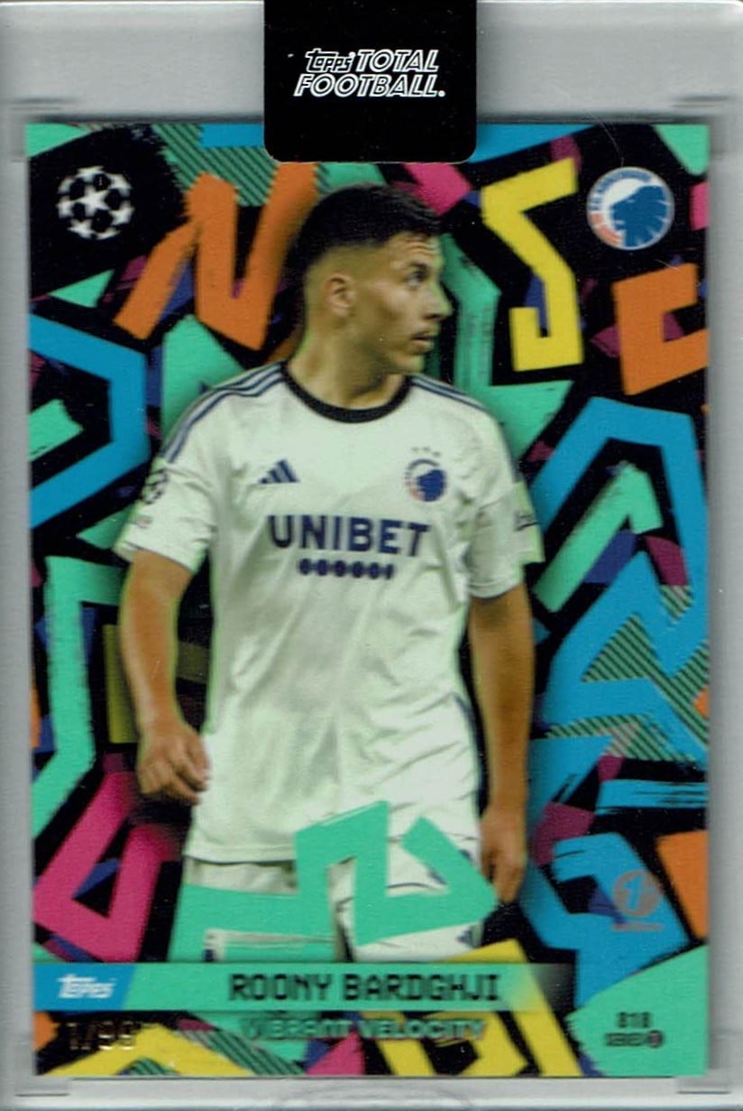 Roony Bardghji
Vibrant Velocity /99
card no. 818
printrun = 22