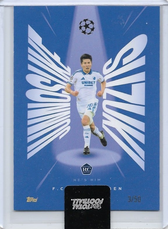 Junnosuke Suzuki
Blue /50
card no. 2140
(UCC He's Him)