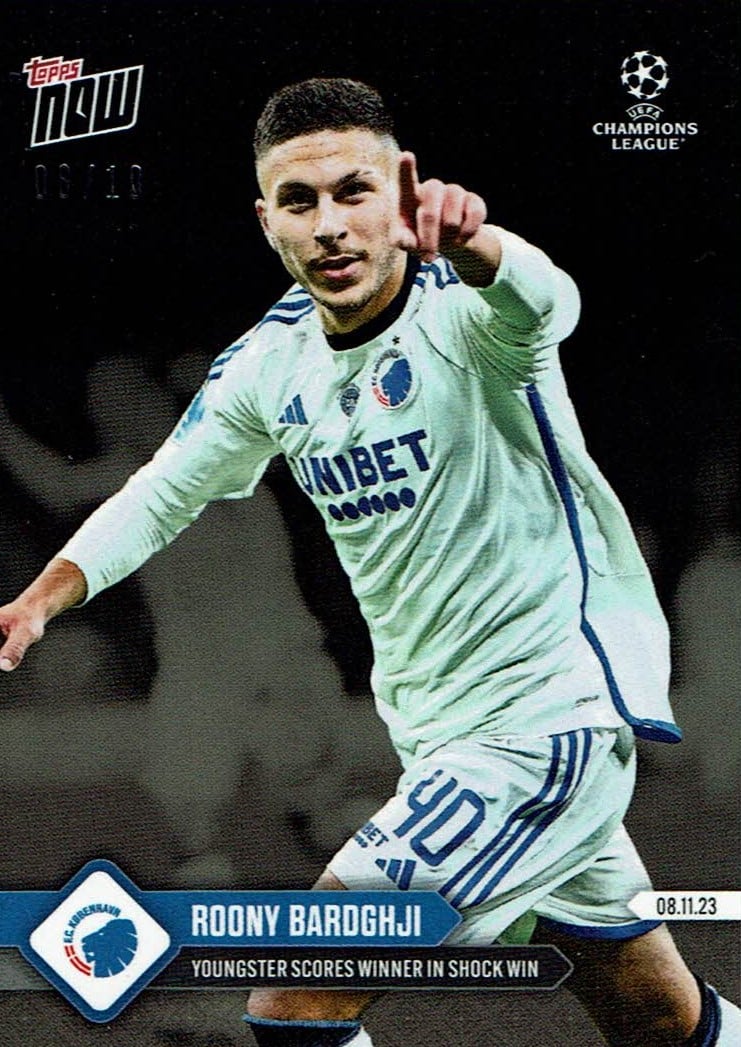 Roony Bardghji
Black /10
card no. 63