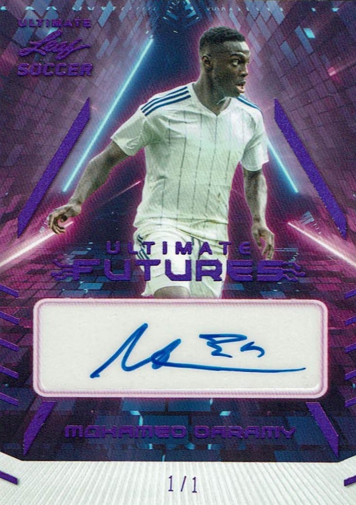 Mohamed Daramy
Futures Auto
Purple Spectrum 1/1
card no. F-MD1